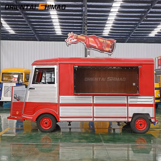 Mobile Used Electric Fast Food Snacks Machines Car for Sale Ice Cream Buffet Dining Car