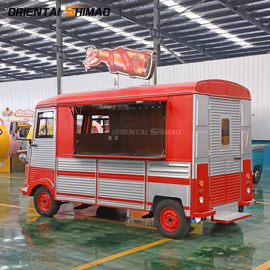 Mobile Used Electric Fast Food Snacks Machines Car for Sale Ice Cream Buffet Dining Car