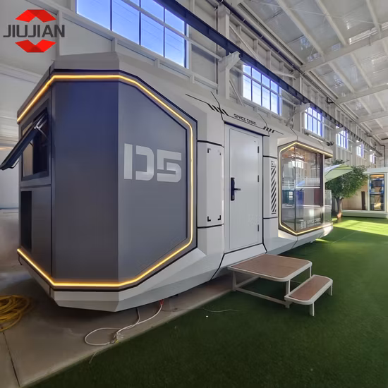 Casa pré-fabricada espaço cápsula cama cabine hotel recipiente casa minúscula móvel ao ar livre