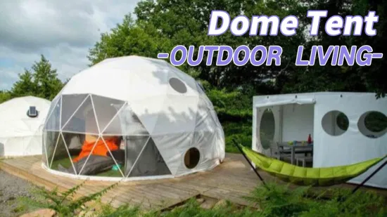 Casa de barraca de cúpula pré-fabricada Glamping Desert Dome Outdoor
