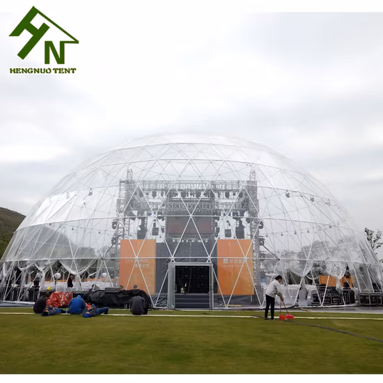 Casa de barraca com cúpula de PVC transparente personalizada do fabricante da China para eventos