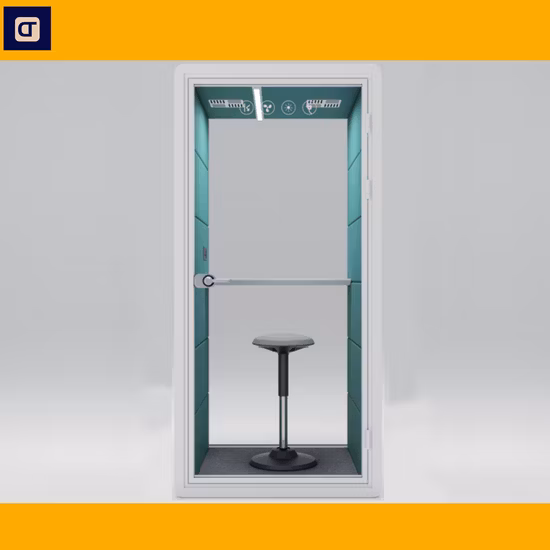 Pod de trabalho modular interno de 4 lugares, redução de ruído, cabine à prova de som de trabalho, grande pod de escritório para reuniões