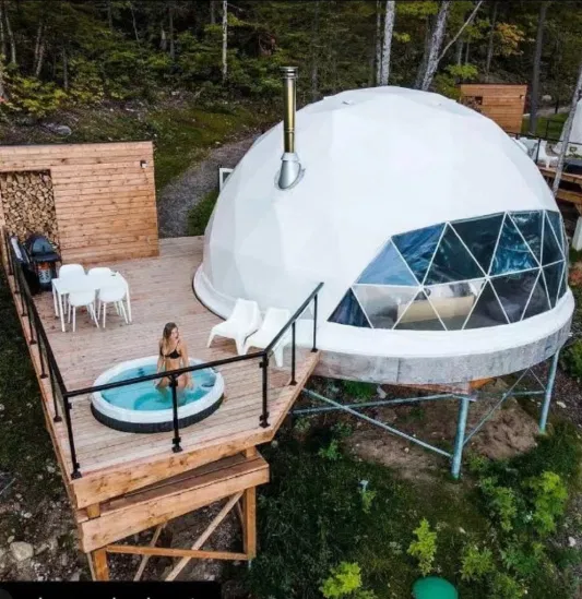 Yurt Dome Igloo House e Hotel Resort Tenda de acampamento ao ar livre de luxo