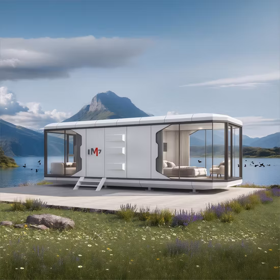 Vagem modular residencial portátil moderna da casa pré-fabricada móvel Lxuruy Living Homes